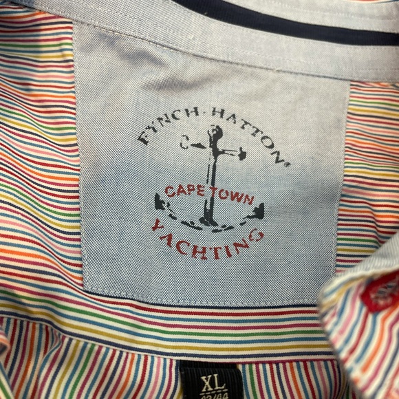 Fynch Hatton Yachting button down long sleeve men’s xl - Picture 5 of 8